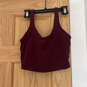 Maroon Size 4 lululemon align tank